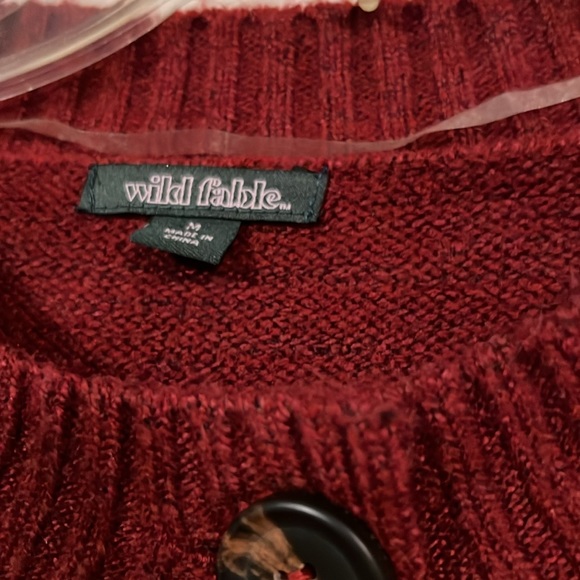 Wild Fable long sleeve button down sweater for women. Size M - Picture 4 of 5